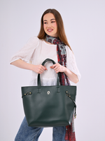 Load image into Gallery viewer, Zâda handbag - 2 pieces - Forest Green