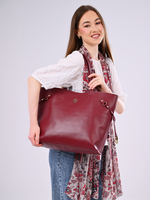 Load image into Gallery viewer, Zâda handbag - 2 piece set - Burgundy