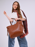 Load image into Gallery viewer, Zâda handbag -2 pieces - Camel
