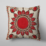 Load image into Gallery viewer, Red Sun Throw Pillow Cover