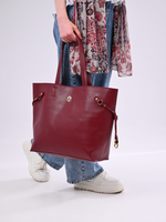 Load image into Gallery viewer, Zâda handbag - 2 piece set - Burgundy
