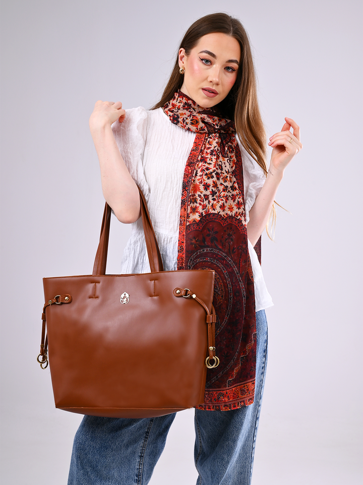 Zâda handbag -2 pieces - Camel