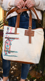 Load image into Gallery viewer, City bag Arabesque Off White
